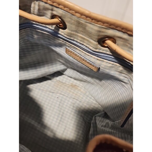 DOONEY & BOURKE Rare PINK Edition Lindsay Lohan Charm Leather Bucket Bag purse 6 - Picture 11 of 16